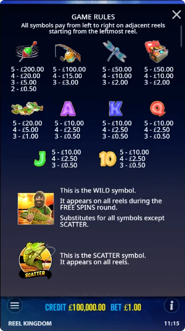 Big Bass Bonanza Symbols